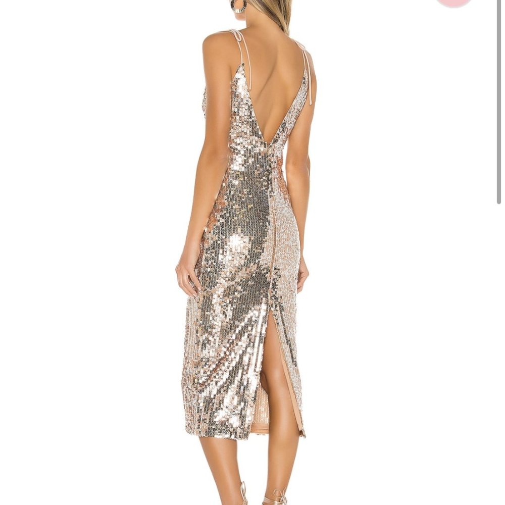 Holiday Sequin Midi Dress - Picture 3 of 3
